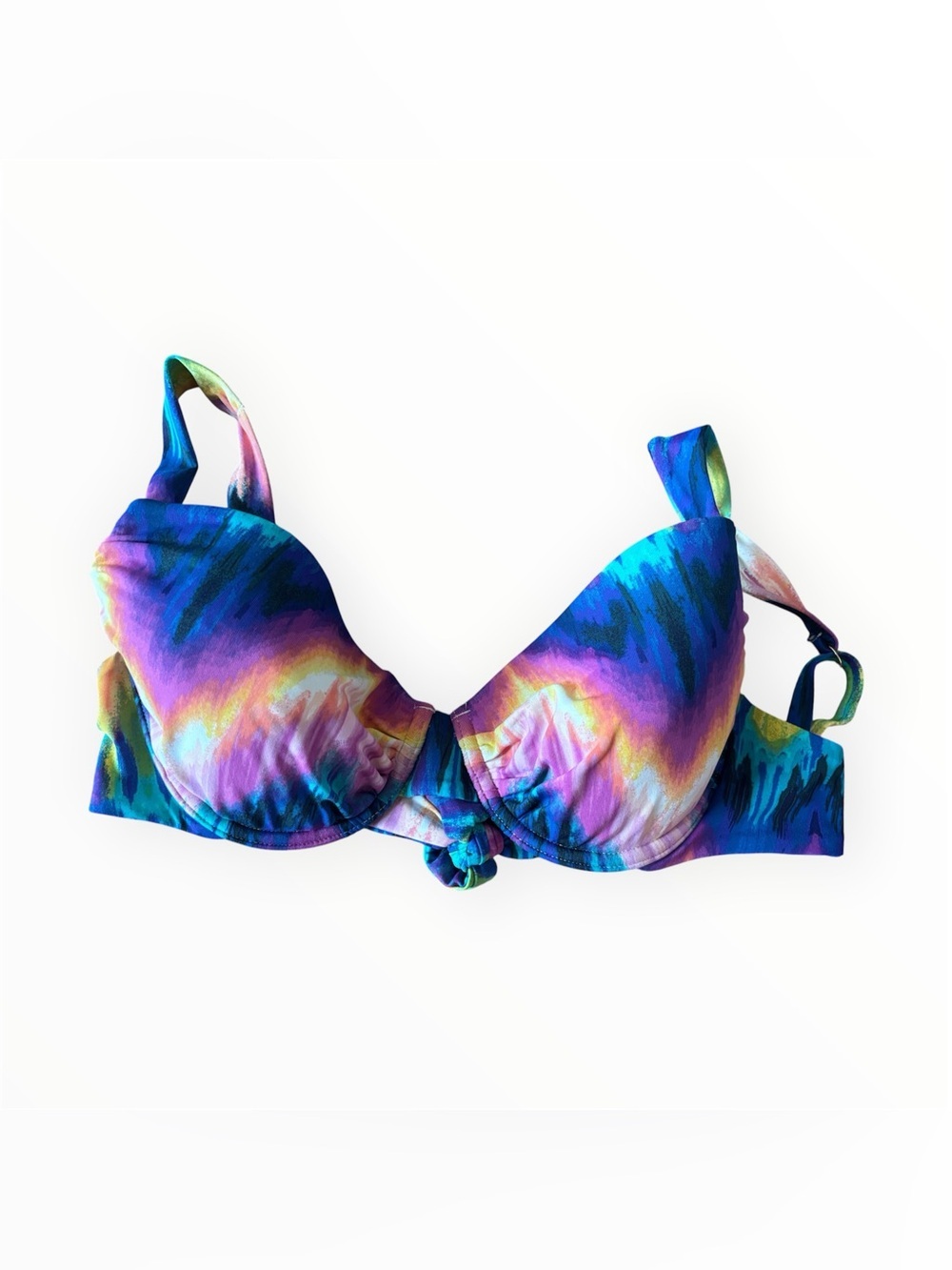 Vibrant Tommy Bahama Tie-Dye Underwire Bikini Top - Multicolor | Size 36C